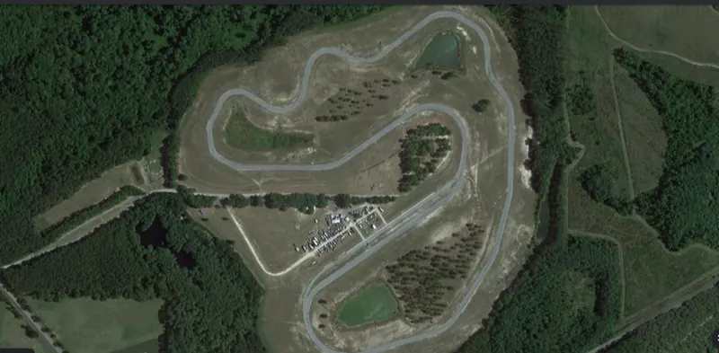 Satellite view of the Jennings GP circuit